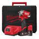 Milwaukee M12fiw38-622x 12v Fuel 3/8in Impact Wrench With Batteries Charger Case