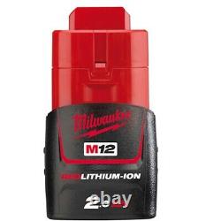 Milwaukee M12FIW38-622X 339Nm Fuel 3/8 Impact Wrench, 2 x M12 Batteries and Cha