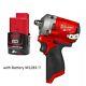 Milwaukee M12fiwf12-0 12v Fuel 1/2 Impact Wrench With Battery M12b3