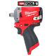 Milwaukee M12fiwf12-0 12v Li-ion Cordless 1/2in Stubby Impact Wrench Body Only