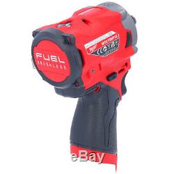 Milwaukee M12FIWF12-0 12v Li-ion Cordless 1/2in Stubby Impact Wrench Body Only