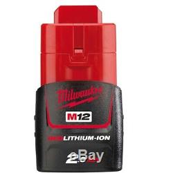 Milwaukee M12FIWF12-622X 300Nm Fuel 1/2 Impact Wrench Kit