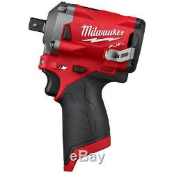 Milwaukee M12 FUEL 2555P-20 12-Volt 1/2-Inch Pin Impact Wrench Bare Tool
