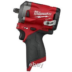 Milwaukee M12 Fuel Compact 3/8 Drive Impact Wrench 339Nm M12FIW38-0 Bare Unit