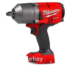 Milwaukee M18FHIWF12-0 18V 1/2 High Torque Impact Wrench with 2 x 5Ah Batteries