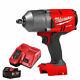 Milwaukee M18fhiwf12-0 18v 1/2 Impact Wrench With 1 X 5.0ah Battery & Charger