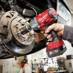Milwaukee M18FHIWF12-502X 18V FUEL 1/2 Impact Wrench With 2 x 5.0Ah Batteries