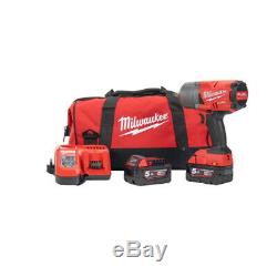 Milwaukee M18FHIWF12-502X Gen2 18V 1/2 1898Nm Impact Wrench with 2x 5Ah Batteri