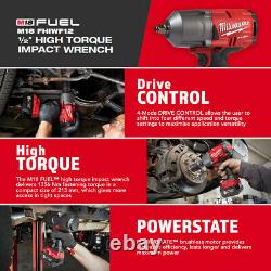 Milwaukee M18FHIWF12-602X Gen2 18V 1/2 1898Nm Impact Wrench with 2x 6Ah Batteri