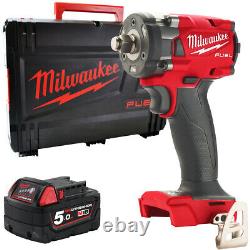 Milwaukee M18FIW2F12-0X 18V 1/2 Impact Wrench Friction Ring 1 x 5.0Ah Battery