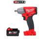 Milwaukee M18fiwf12 18v Fuel 1/2 Friction Ring Impact Wrench + 1 X 5ah Battery