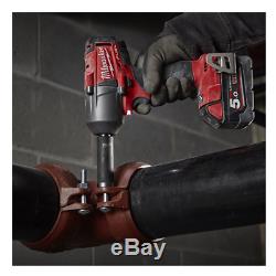 Milwaukee M18FMTIWF12-502X 1/2 610Nm Mid-Torque Impact Wrench with Friction Rin