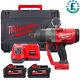 Milwaukee M18onefhiwf1-802x 18v One-key Fuel Impact Wrench + 2 X 8ah Batteries
