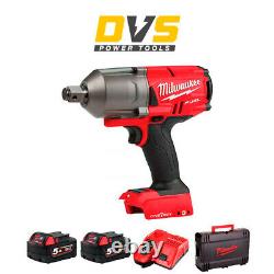 Milwaukee M18ONEFHIWF34-502X 18v Li-ion Fuel 3/4in Friction Ring Impact Wrench