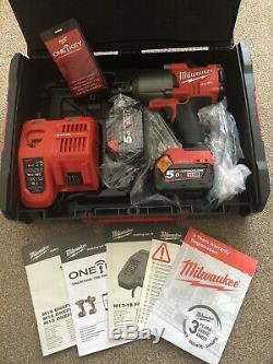 Milwaukee M18ONEFHIWF34-502X FUEL One Key 3/4 Impact Wrench 2 x 5.0Ah+ Charger