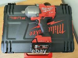 Milwaukee M18 ONEFHIWF12-502X 18v 1/2 Impact Wrench Kit 2x 5.0Ah Batteries