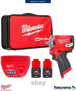 Milwaukee MWM12FIW38-202B M12 12V Fuel Impact Wrench 3/8 Drive Friction Ring
