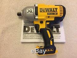 New Dewalt DCF899B 1/2 20V Max XR Brushless Impact Wrench With Detent Pin Anvil