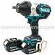 New Makita Xwt08z 18v Lxt Li-ion Brushless 1/2 In Impact Wrench 5.0 Ah Batteries