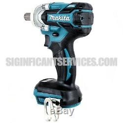 New Makita XWT11Z 18V LXT Brushless 3 Speed 1/2 Impact Wrench 5.0 Ah Batteries