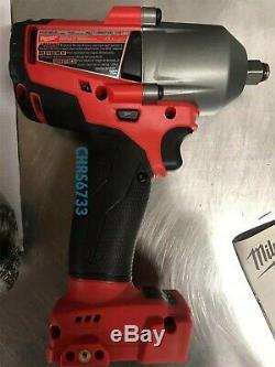 New Milwaukee Fuel M18 2861-20 18V 1/2 Brushless Impact Wrench X2 5.0 48-11-1850