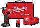 New Milwaukee M12 Fuel 1/4 Dr Stubby Impact Wrench Kit, 100 Ft-lbs #2552-22