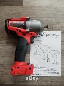 New Milwaukee M18 FUEL 3/8 drive Mid-Torque 600 ft-lb Impact Wrench #2852-20