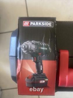 Parkside 20V Cordless Vehicle Impact Wrench PASSK 20-Li-B2 Battery & Charger