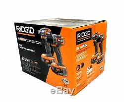 RIDGID 18V Brushless Drill Driver & Impact Driver Set with Battery & Charger P9780