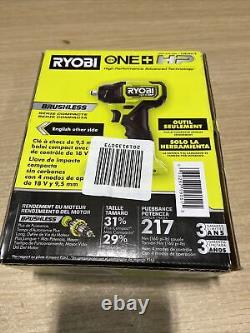 RYOBI 18V HP Compact Brushless 3/8 Impact Wrench PSBIW01
