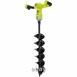 RYOBI ONE+ HP Cordless Earth Auger 18V Brushless 6 Inch Bit Included Tool Only