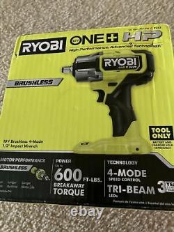 Ryobi P262 ONE+ HP Brushless 1/2 In Impact Wrench 1 Day Shipping