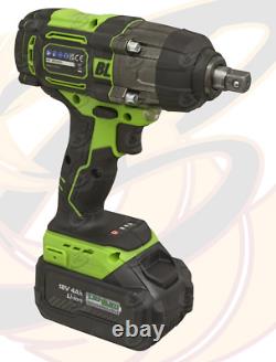 SEALEY 18v Cordless Impact Wrench 1/2 Drive 650Nm BRUSHLESS 4Ah Lithium Ion