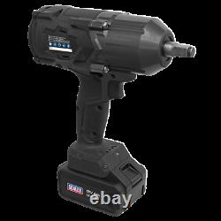 Sealey CP1812 Cordless Impact Wrench 18V 4Ah Li-ion 1/2 Drive Brushless 1000Nm
