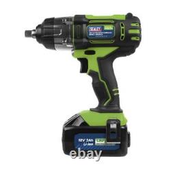 Sealey Cordless Impact Wrench 18V 3Ah Lithium-ion 1/2 Sq Drive CP400LIHV