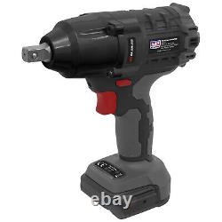 Sealey Cordless Impact Wrench 20V 1/2 Drive Brushless 700Nm Body Only Buzz Gun