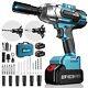 Seesii Brushless Cordless Impact Wrench 1/2 Inch Max Torque 479 Ft-lbs(650nm)