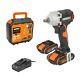 Worx Wx272 18v (20v Max) Cordless Brushless Impact Wrench With 2 X 2ah Battery