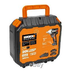 WORX WX272.9 18V Cordless Brushless Impact Wrench 300Nm (BODY ONLY) With Case