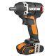Worx Wx279 18v (20v Max) Cordless Brushless Impact Wrench With 2 X 2ah Battery