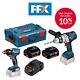 Bosch 06019g4272 18v 2x5.0ah Li-ion Connected Combi Drill Impact Wrench Twin Kit