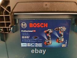 Bosch 18v Pilote Double Pack + Clé D'impact 2 X 5.0ah Brand New