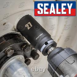 'Clé à chocs sans balais Sealey 650Nm 1/2DR avec douilles à choc profondes 10mm 32mm 6PT'