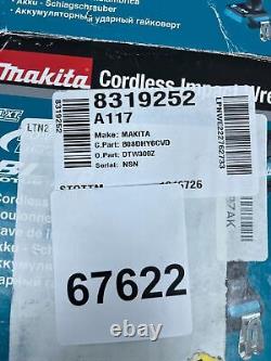 Clé à chocs sans fil Makita DTW300Z 18V à moteur sans balais bleu