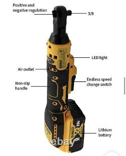 Clé à cliquet sans fil DeWalt DCF503N-XJ 3/8 tête ouverte sans balais LED Corps uniquement