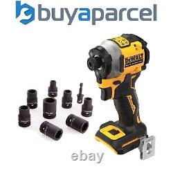 Dewalt DCF850N 18v XR Sans fil Compact Brushless Impact Driver + Clé à douille 9 pièces