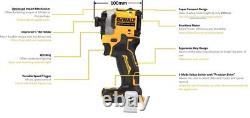 Dewalt DCF850N 18v XR Sans fil Compact Brushless Impact Driver + Clé à douille 9 pièces