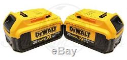 Dewalt Dcf890b 20v 3/8 Li-ion Brushless Compact Clé À Chocs 4.0 Ah Batteries