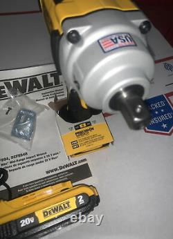 Dewalt Dcf894b 1/2 MID Range Impact Wrench Kit Detent Pin + 2.0 Charger Nouveau