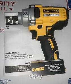 Dewalt Dcf894b 20v Max Xr 1/2 In. Mid-range Cordless Impact Wrench Nouveau